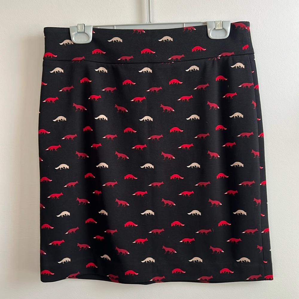 Vivienne Tam fox print skirt